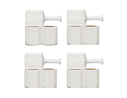 12 Rolls 5"x1000' 80 Gauge Hand Stretch Wrap Shrink film Narrow Banding Films