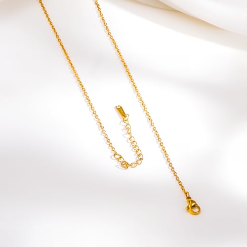 Image of Rubans Demi Fine Stainless Steel Pendant Chain Daily Gift for Women & Girls