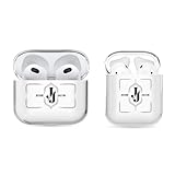 1 INSTAPHONE Funda para AirPods Pro 2, funda para Airpods Pro 2, personalización elegante personalizada, funda para Airpods Pro 2, funda para Airpod con tu nombre, funda para Airpods