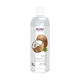 NOW Foods Solutions, Liquid Coconut Oil, Light and Nourishing, Promotes Healthy-Looking Skin and Hair, 16-Ounce