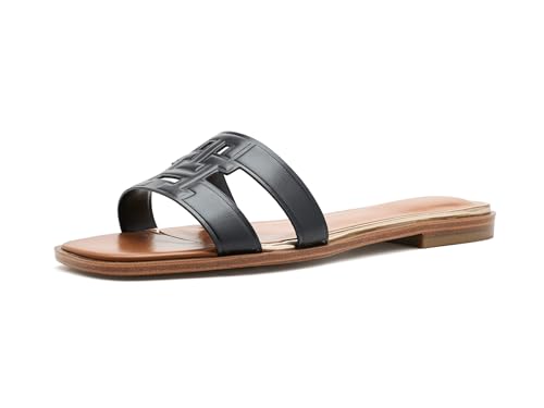 Sandales plates Tommy Hilfiger Terenz noires pour vos balades d'été