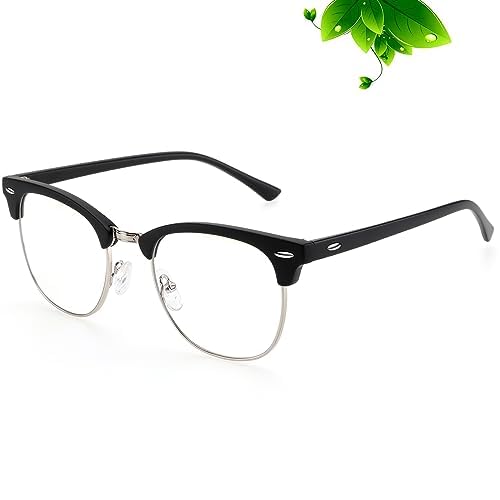 ANYLUVBlueLight Glasses Men Anti Eyestrain Lightweight Computer Gaming Blue Light Blocking Glasses UV400