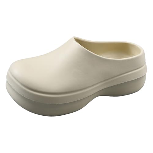 Men's Covered Slides - Thick Sole Leisure Sandals | Toe Protection & Ventilated Comfort