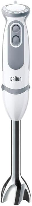Braun MultiQuick 5 Hand Blender MQ5245WH, 1000 W, 1.25 L, 600 ml and 350 ml Hopper, White