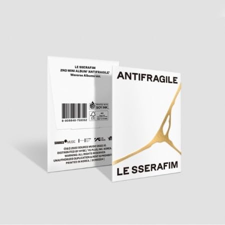 LE SSERAFIM Antifragile Weverse 10個 未開封 Kpop Merch LE SSERAFIM 2nd Mini Album ANTIFRAGILE Weverse Albums