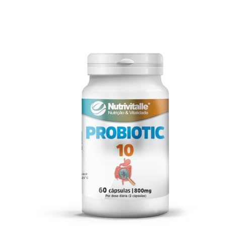 Probiotic 10 800 mg 60 Cápsulas Nutrivitalle