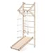 MAMOI® Sprossenwand für Kinder | Indoor Klettergerüst | Sprossenwand Kinderzimmer | Turnwand aus natürlichem Holz (XXL/XL/L) | Kinder Klettergerüst Indoor | CE | 100% ECO | Made in EU