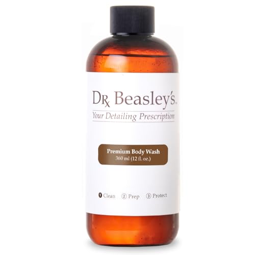 Dr. Beasley's Premium Body Wash for Autos 12 fl oz - Leaves a Brilliant Shine, pH Balanced Formula, Foams Thick, Prevents Scratches, Won't Dry Hands, Biodegradable
