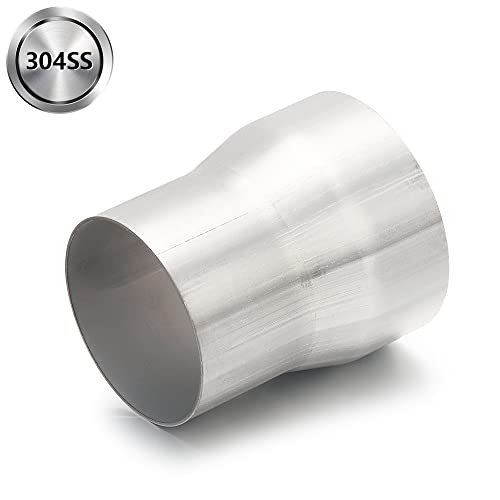 Image of A-KARCK Exhaust Adapter Connector 3 inch OD to 3.5 inch OD, Exhaust Pipe Reducer 4 inch Overall Length 304 Stainless Steel