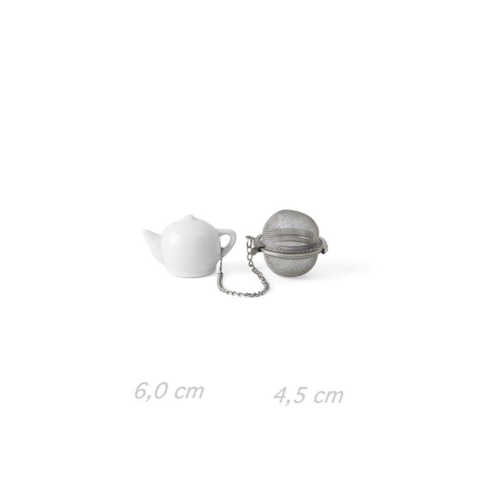 Holst Porzellan Juegos de vajilla, Porcelana, Blanco, tee-Melange 6-tlg. Conform 0,24 l