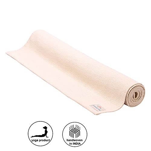 Tapis de yoga bio - Tapis de fitness tissé à la main