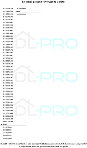 DL-pro Laufschienenanschlag Set 2x hinten 2x vorne für Beko Blomberg Whirlpool Bauknecht Ikea Laufschienenkappe Endschienenkappen Stopper für Geschirrkorb Geschirrspüler Spülmaschine