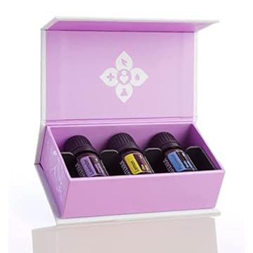 doTERRA Kit de Apresentação - o Kit inclui frascos de 5 ml dos óleos de Lavender, Lemon e Peppermint