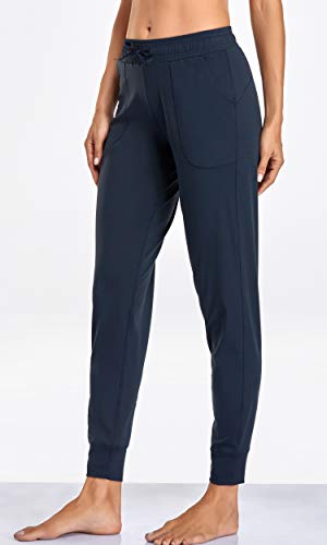 Image of Oalka Women's Joggers High Waist Yoga Pockets Sweatpants Sport Workout Pants