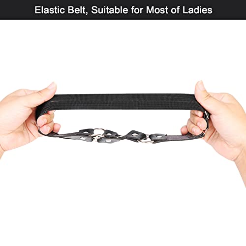 Adjustable Leg Garter Belt, Elastic Punk Cross Thigh Garters for Women, 1 Pair4