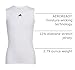 Adidas Boys Sleeveless Aeroready Tech Fit Top, White, XL (18/20)