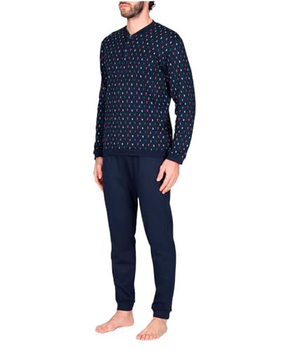 Pyjama en coton chaud homme Séraphin pour des nuits d'hiver cocooning