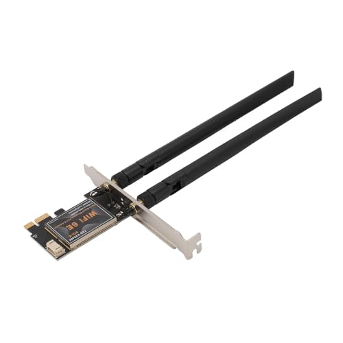 Tarjeta PCIe adaptador de red 5.2 compatible con Windows 10 y 11 (sin base de antena) miniatura 2
