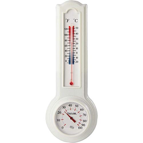 TAYLOR Wall Thermometer with HUMIDIGUIDE- 5535E (6-Pack)