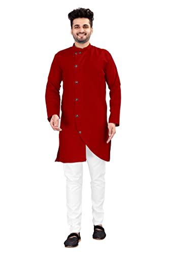 Image of Kurta pyjama for Mens In cross patten and classis colours