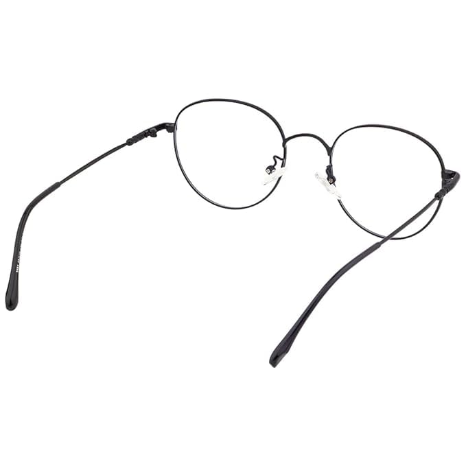 Image of Round Shape Blue Cut Antiglare Computer Eyeglasses For Men And Women |Blue Light Filtering Glasses For Computer And Mobile Use | 100% UV Protection | Gold & Silver Rose Gold.
