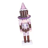 Didiseaon Christmas Nutcracker Figures Wooden Walnut Soldier Figurines Puppets Dolls Ornaments Statu