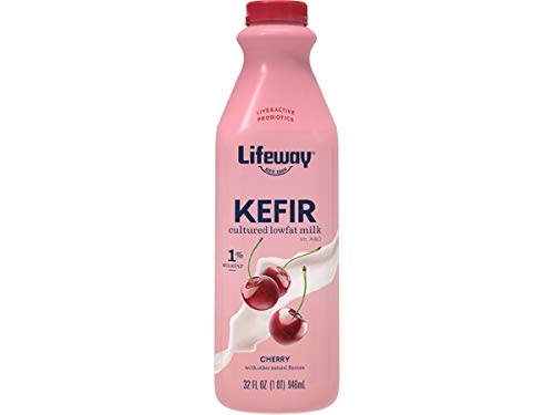 Lifeway Probiotic Low Fat Cherry Kefir, 32 Ounce -- 6 per case.