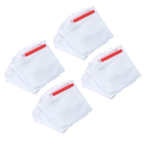 GALPADA 100 Bolsas de Protección para Frutas Bolsas de Tela No Tejida Blancas Impermeables Ojales Tamaño 18X20 CM para Jardín y Cultivo de Uvas Protección contra Pájaros y Plagas