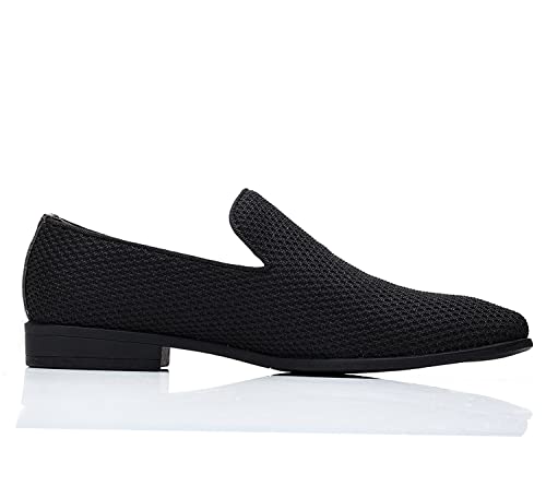 Mens Tuxedo Dress Loafers Slip On Formal Wedding Shoes4