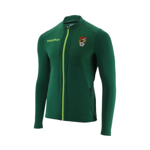 Official Bolivia National Soccer Jacket, Green, 2024 - Chaqueta Cancha Local Original y Actual Selección Boliviana