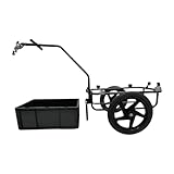 kowaku Bike Cargo Trailer Cargo Carrier Towable, Convenient, Removable Box, Multifunctional Utility Cart Bicycle Wagon Cart