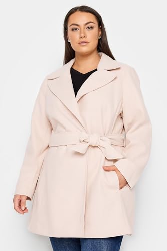 EVANS Duster Coat Light Pink 22-242