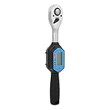 【FUNCIONES DE AJUSTE MÚLTIPLES】 La llave dinamométrica digital es conveniente para establecer el valor de torque. Cuando se alcanza el rango de par preestablecido, el zumbador emitirá un sonido de alarma. Y, pantalla de visualización digital inteligente Lcd, bajo consumo de energía, baja radiación, puede mostrar claramente todos los datos, lectura más conveniente.