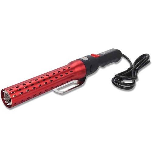 Red Electric Charcoal Fire Starter BBQ Lighter 2000W Powerful and Quick Fire Igniter Perfect for Stove,Grill, Fireplace
