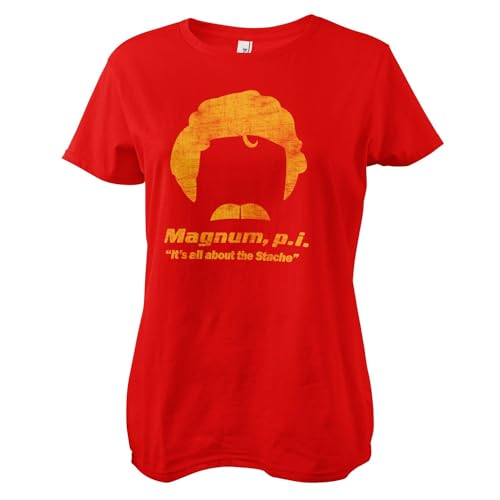 T-shirt Magnum P.I. pour femmes haut en coton imprimé vintage