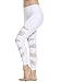 Women's Long Mesh Stretchy Workout Sports Gym running Yoga Pants Leggings (Small, White)