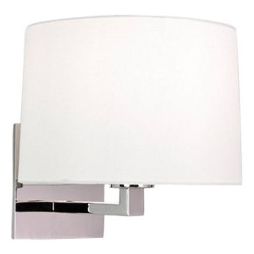 Astro 0927 E27 Azumi Classic Wall Light, Polished Nickel (Bulb and shade not included)