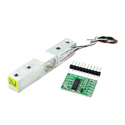 1KG 5KG 10KG 20KG Load Cell Model and HX711 Electronic Components Electronic Scale Weight Sensor for DIY Electronic(HX711 and 20KG)
