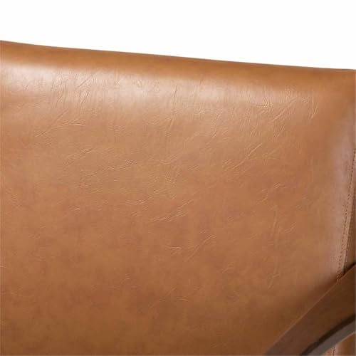 Sillón lounge moderno marrón miniatura 7