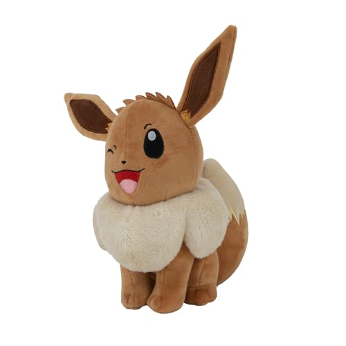 Bandai Pokémon Peluche Evoli Eevee Peluche 20 cm Toute Douce Idée Cadeau Peluche Pokemon Enfants et Adultes Jouet Enfant et + Peluche Pokémon Évoli Licence Officielle JW3079 - vue 3