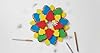 SHAPES ETC. 15 pcs Evergreen Tree Large Assorted Color Foam Cut-Outs 5.5in Classroom Winter Crafts Christmas Decorations Holiday Bulletin Boards Kids School Craft Projects Teacher Supplies Made in USA #5