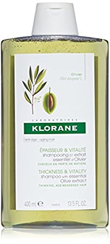 Klorane Champú al Extracto Esencial de Olivo Cabello Con Pérdida de Densidad, 400ml