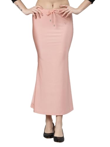 TWIN BIRDS Saree Shaper Shapewear for Women | Silky Soft Stretch Nylon Elastane Shimmer Fabric, Mermaid Silhouette with Wide Waistband, Comfortable Undergarment for Saree