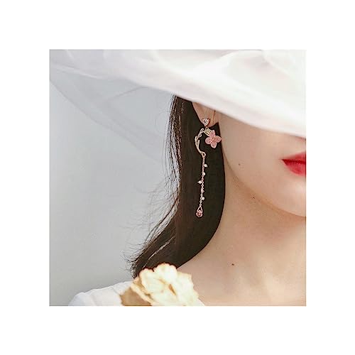 Boucles d'oreilles asymétriques legeres pour oreilles sensibles sans douleur