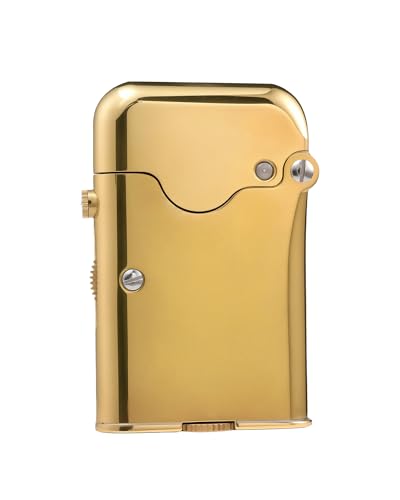 Encendedor clásico telescópico de tubo dorado Thorens miniatura 2