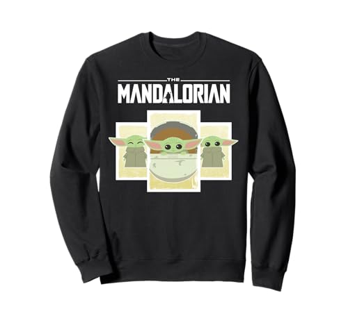 Sweatshirt Star Wars The Mandalorian avec motifs cartoon de l'Enfant