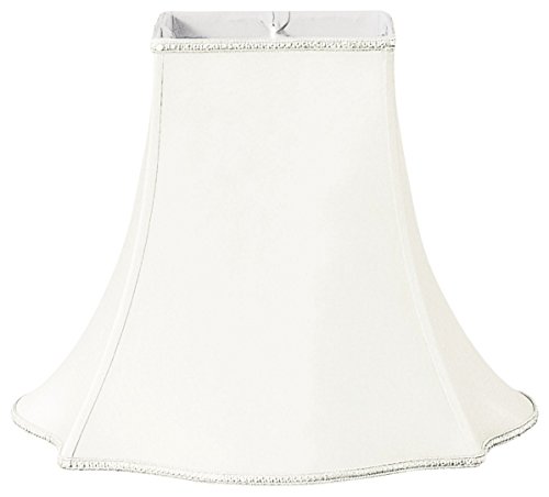 Royal Designs Fancy Square Designer Lamp Shade, White, 5.5 x 12 x 10 Royal Designs Fancy Square Designer Lamp Shade, White, 5.5 x 12 x 10