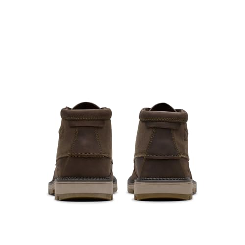 Clarks Clarks Collection Men's Maplewalk Moc Chukka Boot, Brown Leather, 7.5 Medium US