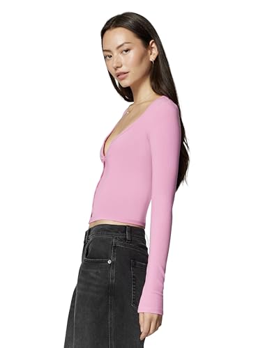Image of Florence by Mills Women's Happy Place Lounge Baby Snap Cardi Top