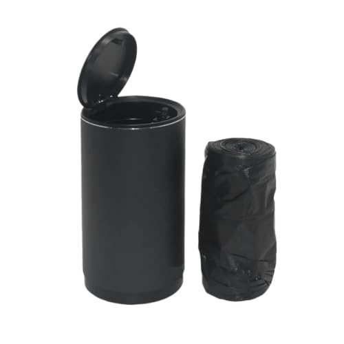 Cubo de basura para coches con cenicero decorativo 300ml gris automotriz